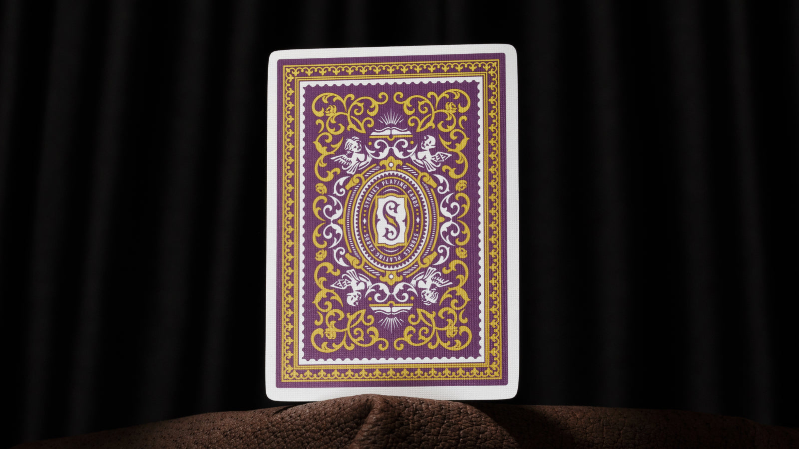 Stories Vol. 5 Purple Gilded Playing Cards Playing Cards by Vanda
