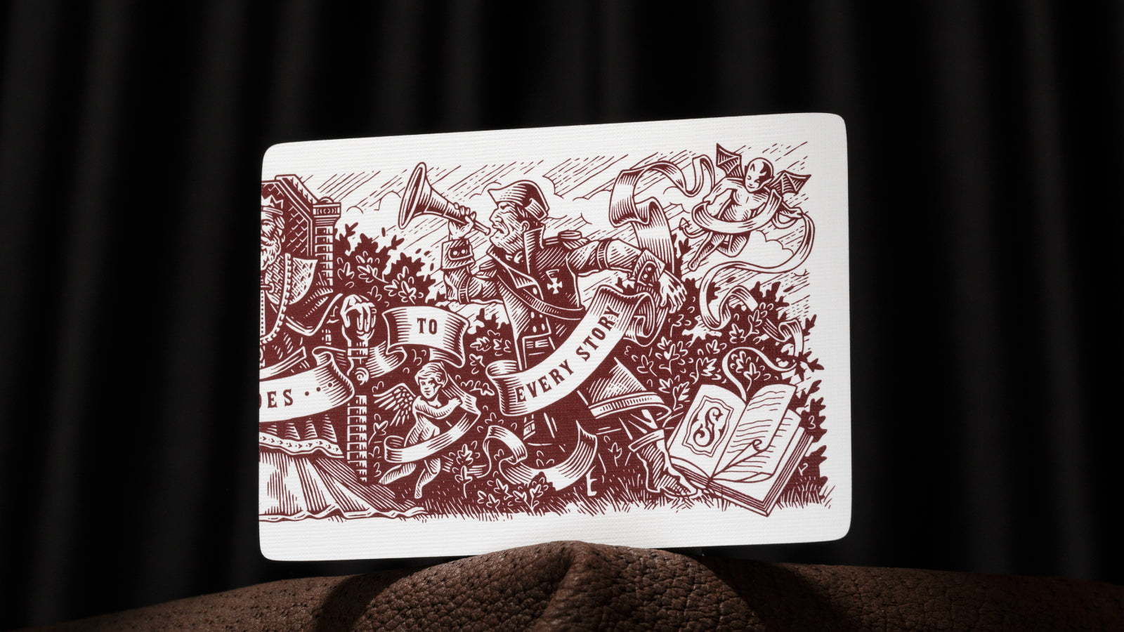 Stories Vol. 5 Purple Gilded Playing Cards Playing Cards by Vanda