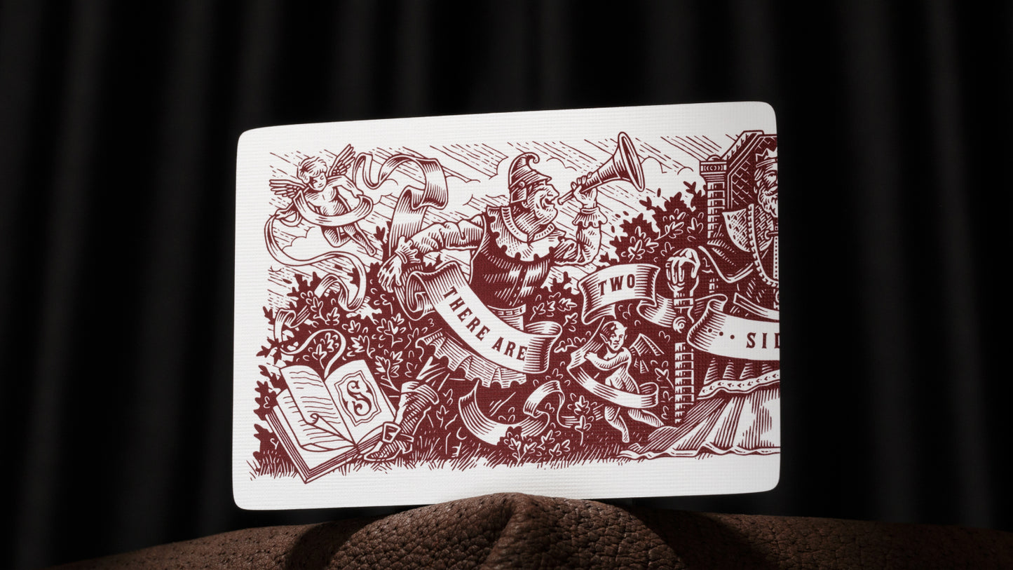 Stories Vol. 5 Purple Gilded Playing Cards Playing Cards by Vanda