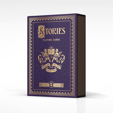Stories Vol. 5 Purple Gilded Playing Cards Playing Cards by Vanda