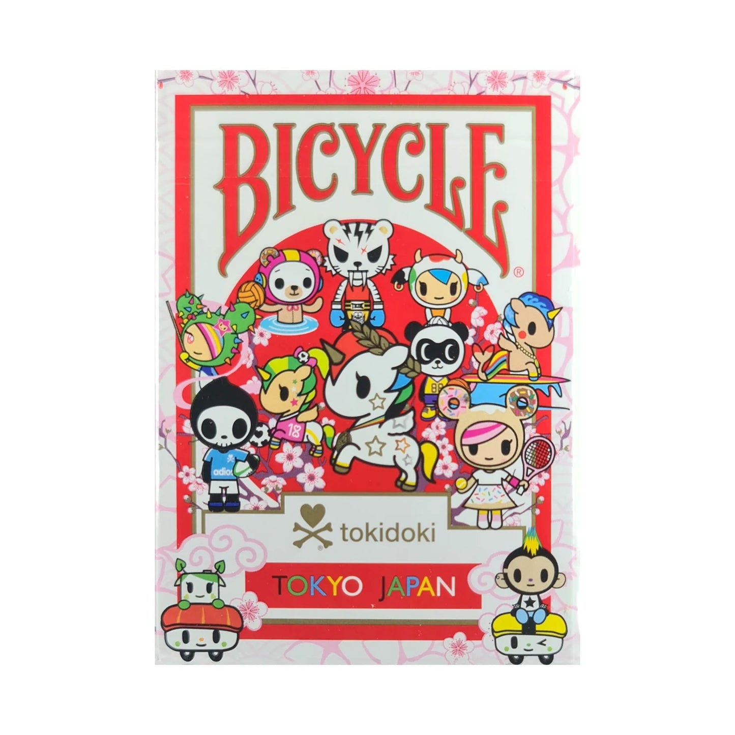 Bicycle Tokidoki Sports Red Playing Cards - Japanese Playing Cards Bicycle Tokidoki Sports Red Playing Cards - Japanese Playing Cards