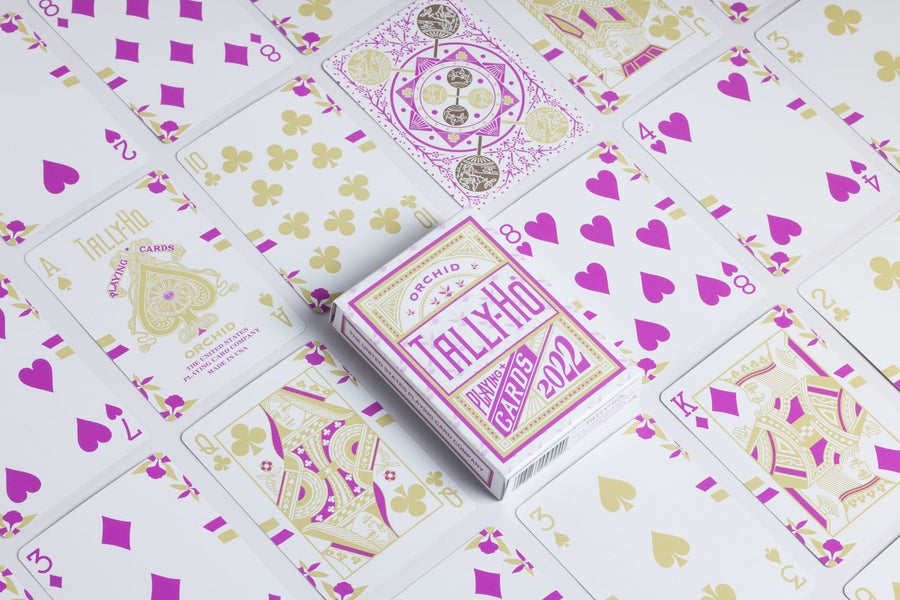 Tally Ho Orchid Playing Cards Playing Cards by Tally Ho Playing Cards