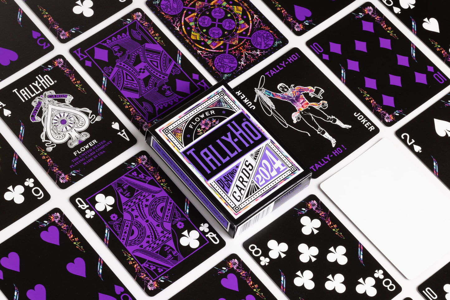 Tally-Ho Flower Playing Cards Playing Cards by Tally Ho Playing Cards