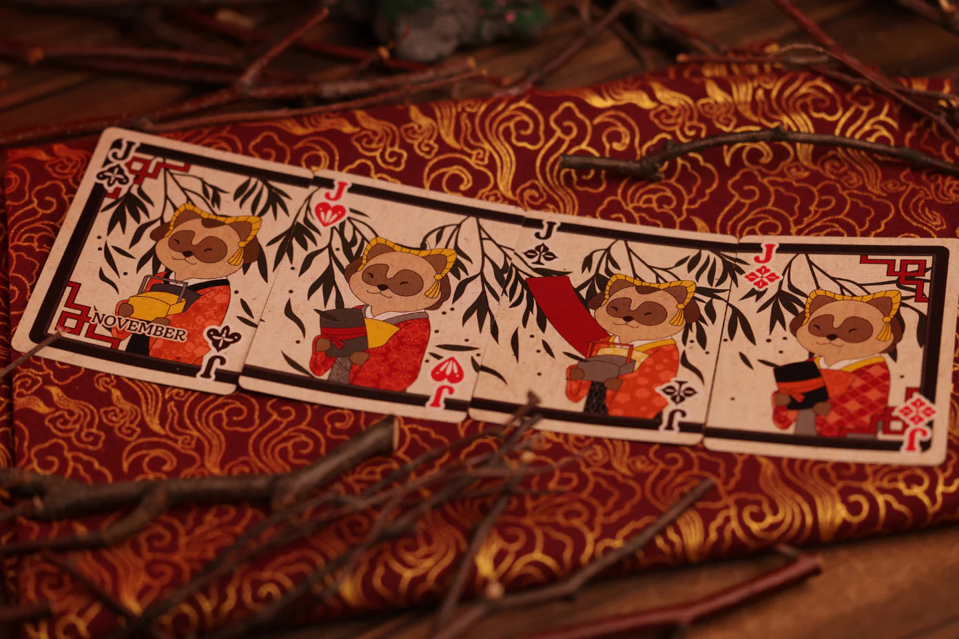 Tanuki Yukaku Playing Cards - Hanafuda Edition