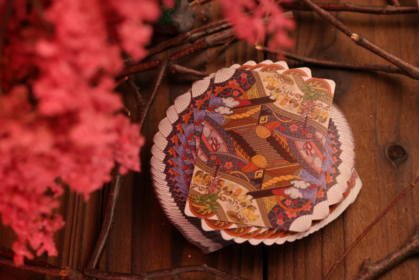 Tanuki Yukaku Playing Cards - Oiran-Dochu Edition