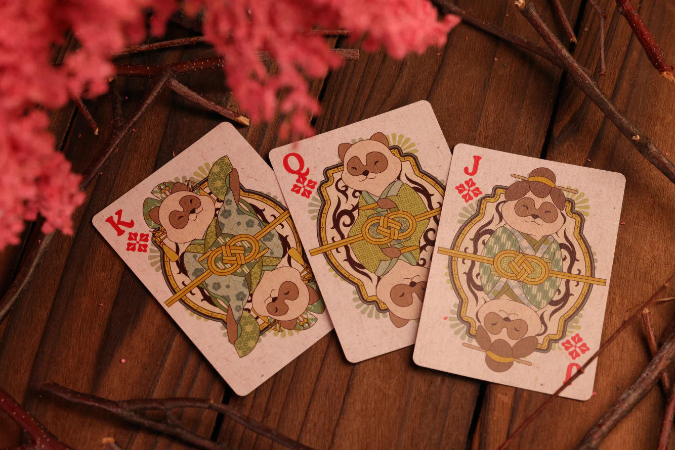 Tanuki Yukaku Playing Cards - Oiran-Dochu Edition