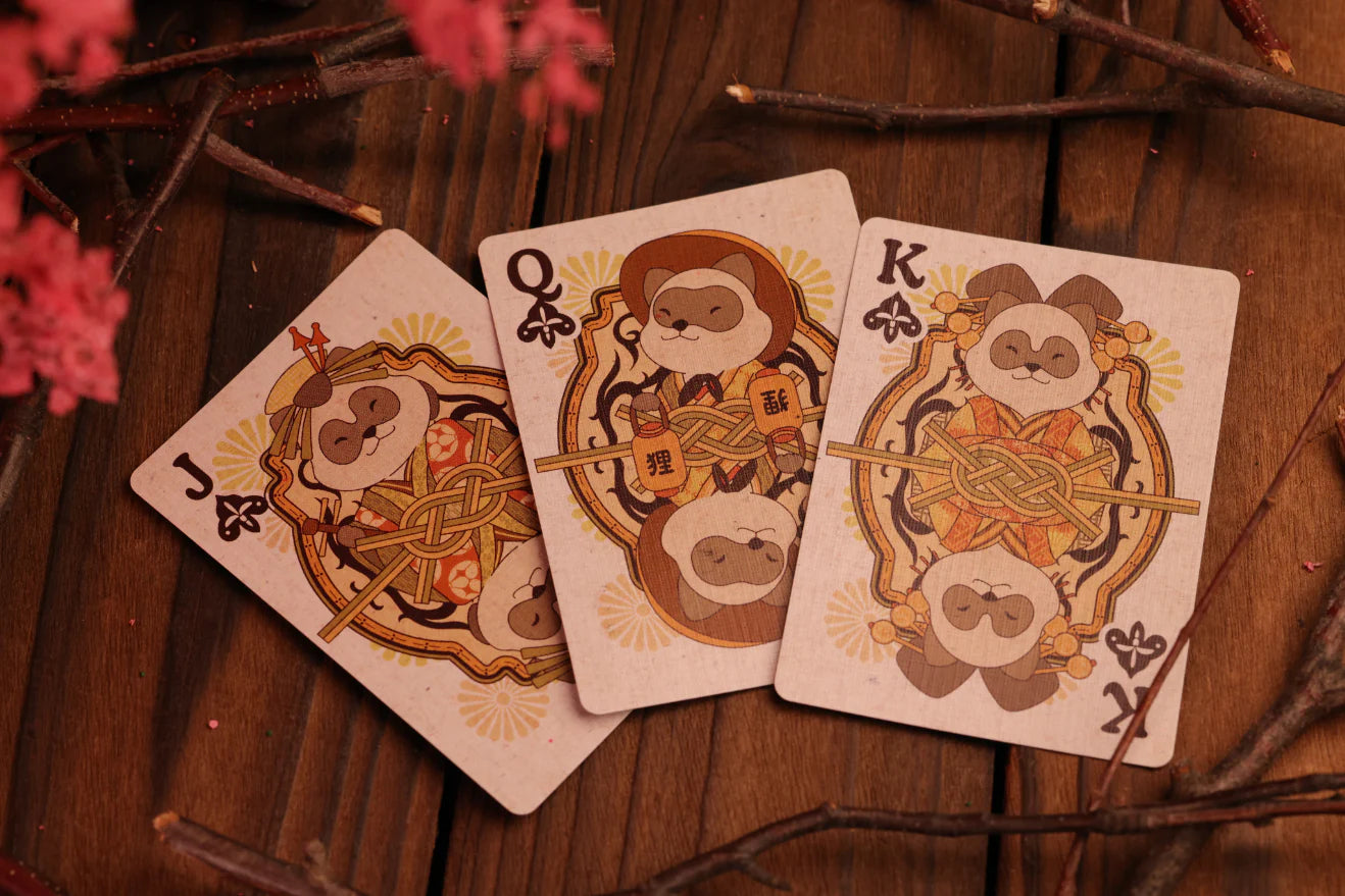 Tanuki Yukaku Playing Cards - Oiran-Dochu Edition
