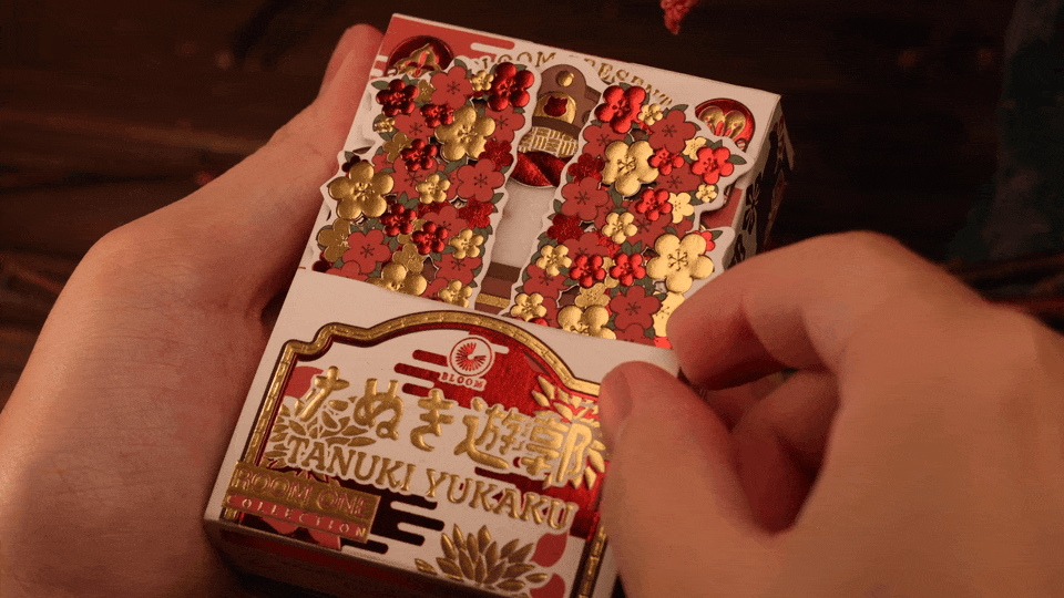 Tanuki Yukaku Playing Cards - Gilded Yukaku Tales