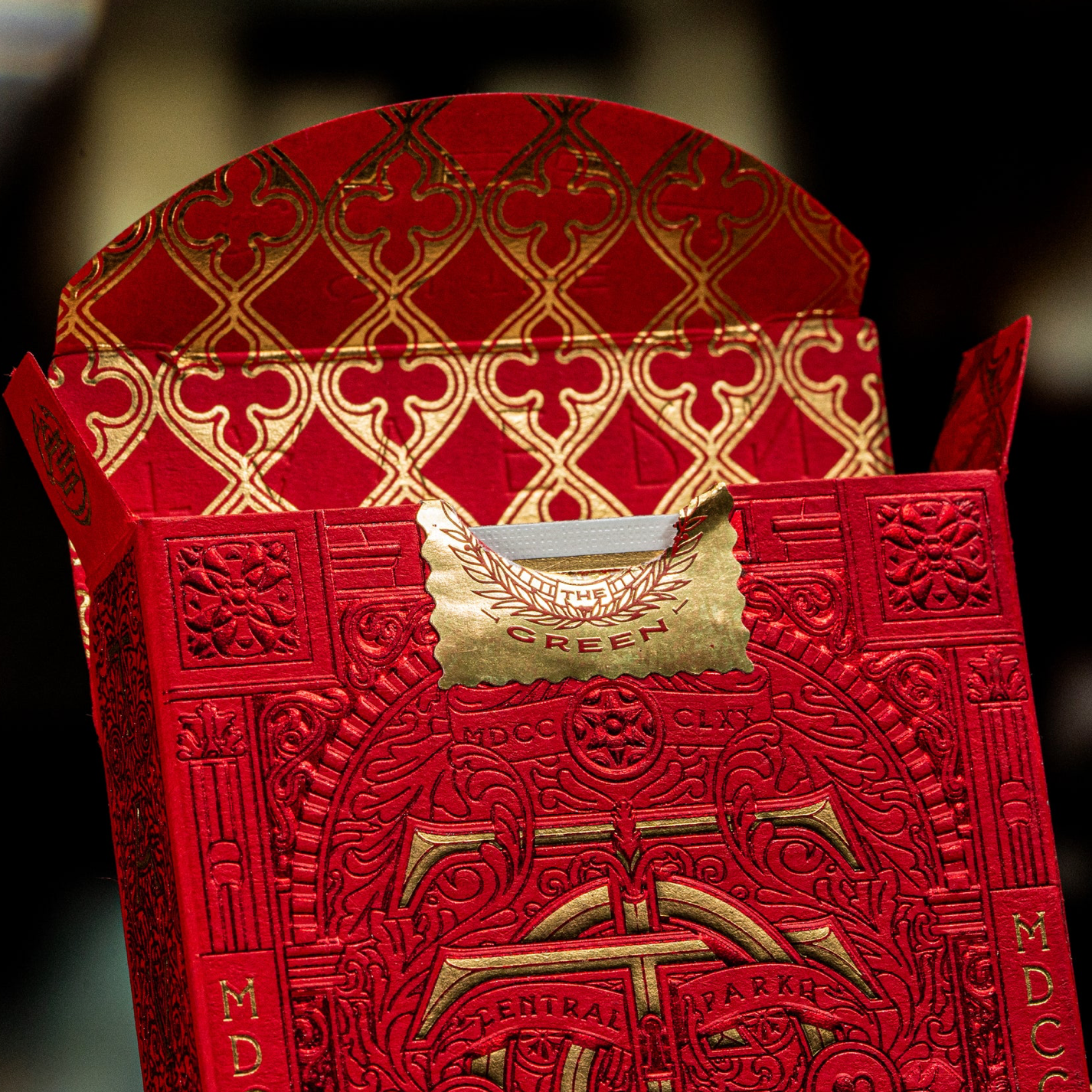 Tavern on the Green Red Limited Edition Playing Cards