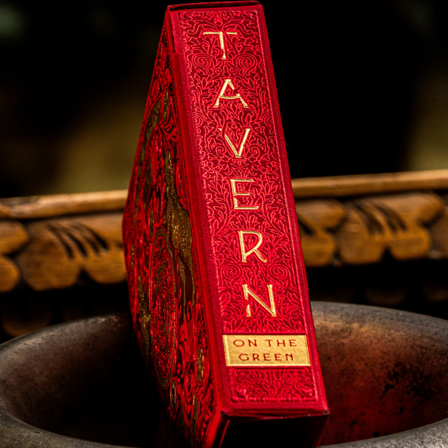 Tavern on the Green Red Limited Edition Playing Cards