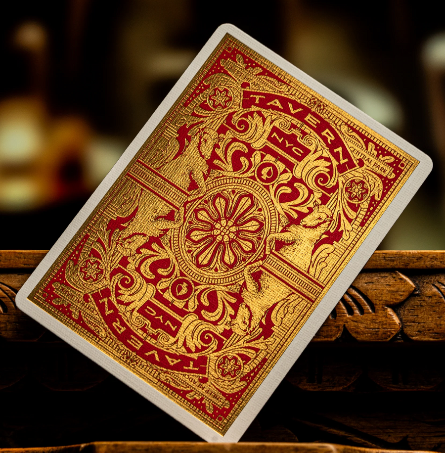 Tavern on the Green Red Limited Edition Playing Cards