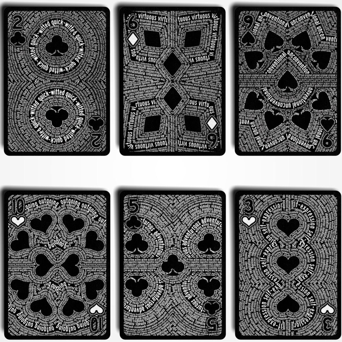 The Black Book Playing Cards Playing Cards by Uncommon Beat
