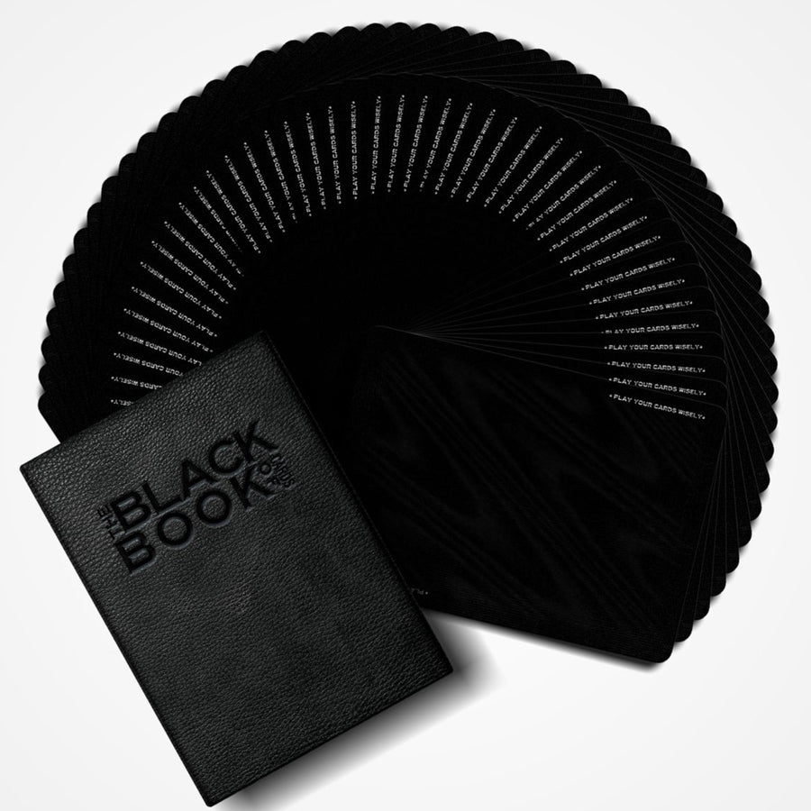 The Black Book Playing Cards Playing Cards by Uncommon Beat