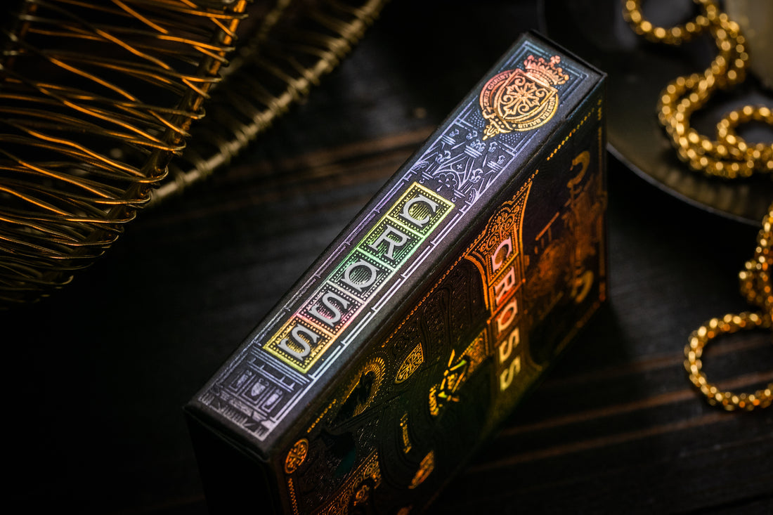 The Cross Playing Cards - Golden Grace Foiled Edition Playing Cards by Riffle Shuffle Playing Card Company