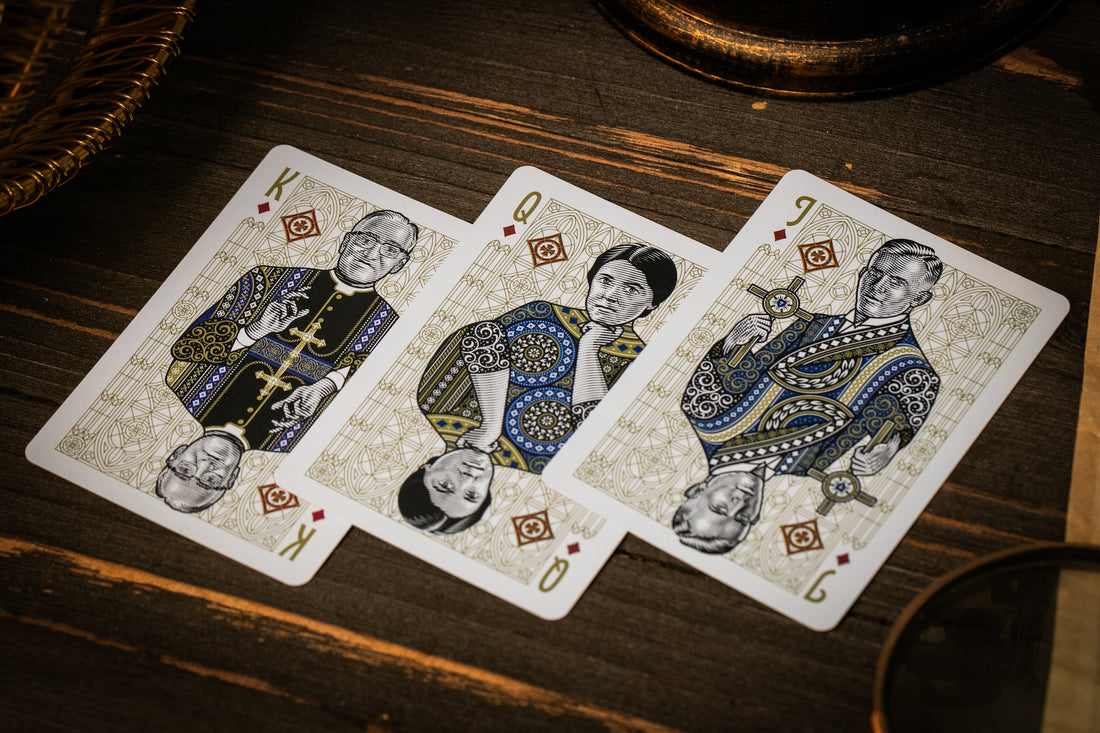 The Cross Admiral Angels Playing Cards Playing Cards by Riffle Shuffle Playing Card Company