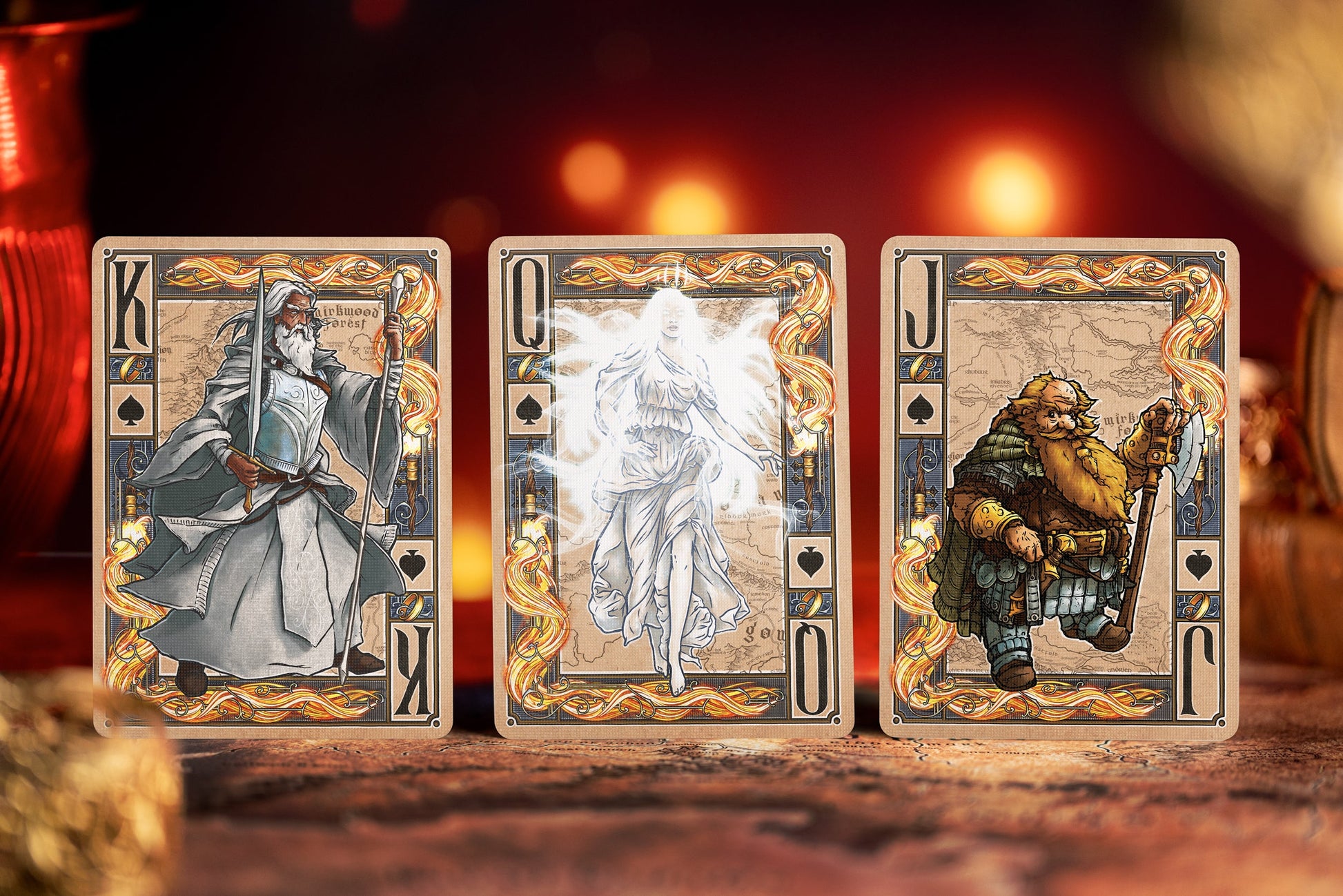 Gilded Two Towers Playing Cards Playing Cards by Kings Wild Project