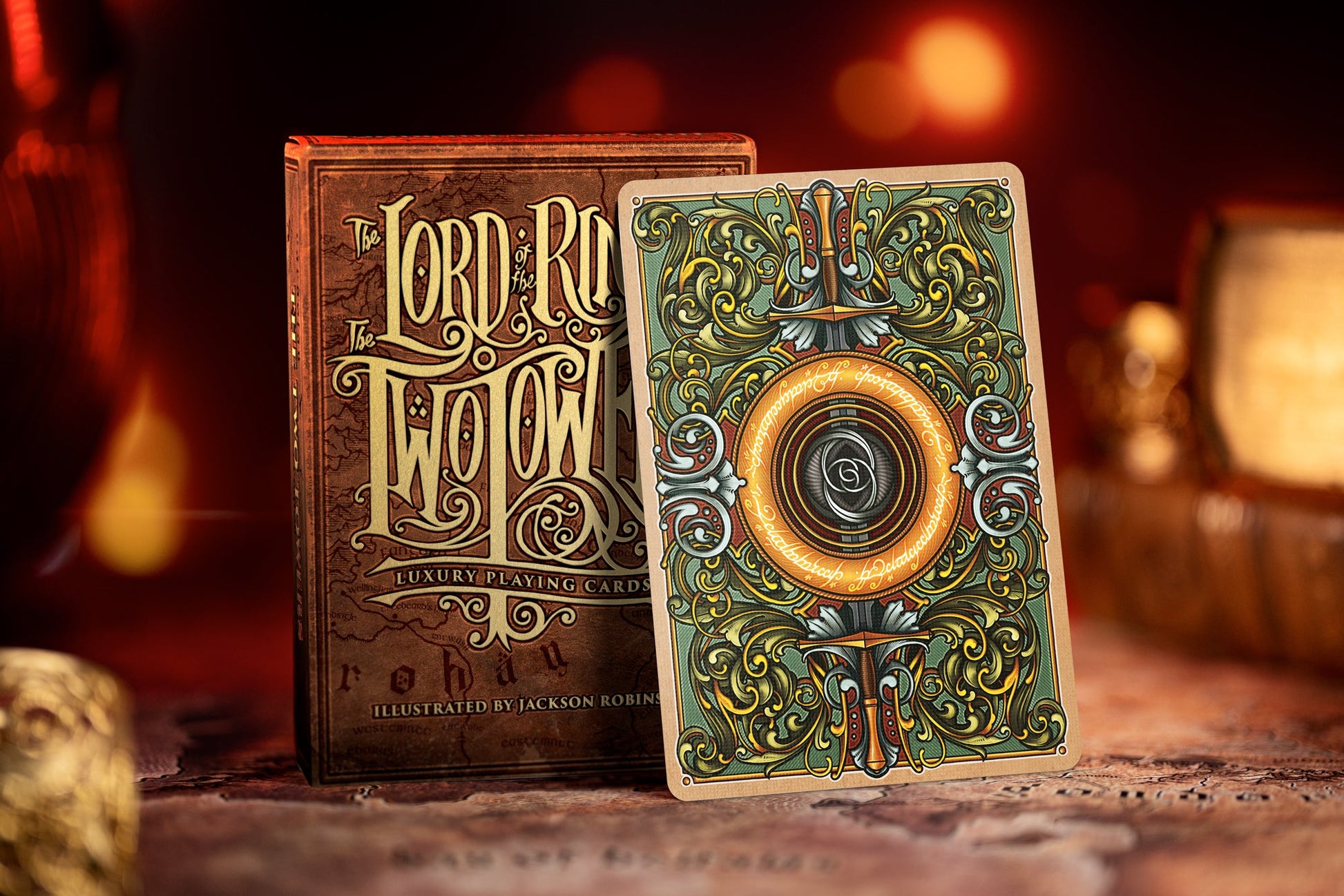 The Lord of the Rings - Two Towers Playing Cards Playing Cards by Kings Wild Project