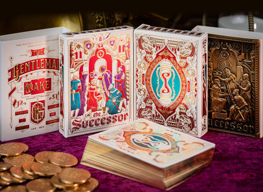 The Successor Monarch White Playing Cards Playing Cards by The Gentleman Wake