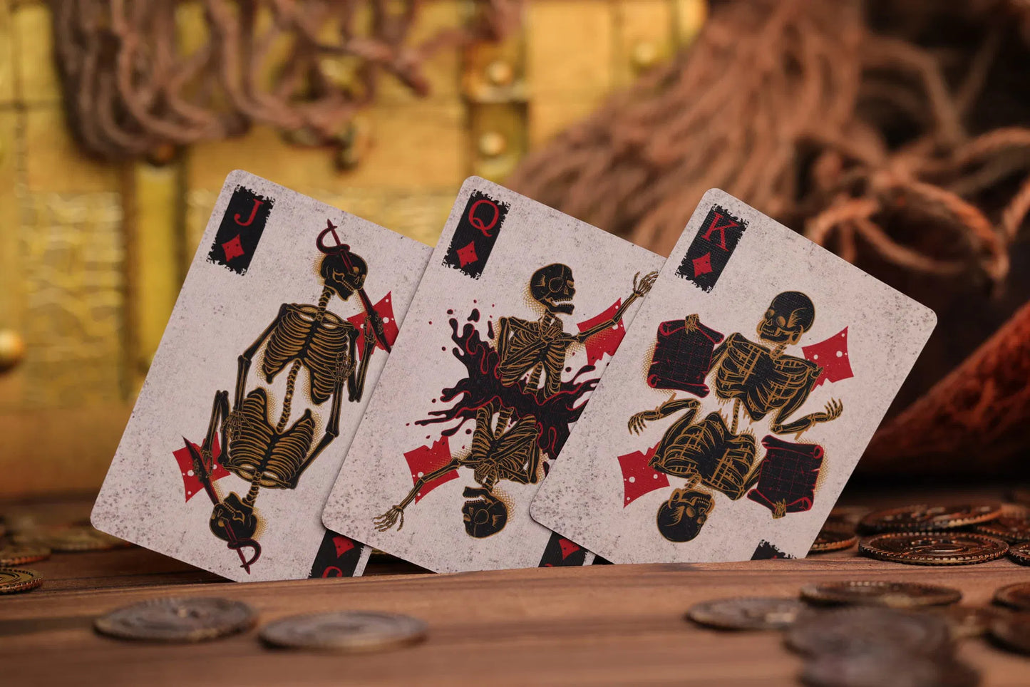 The Trial of Black beard Playing Cards