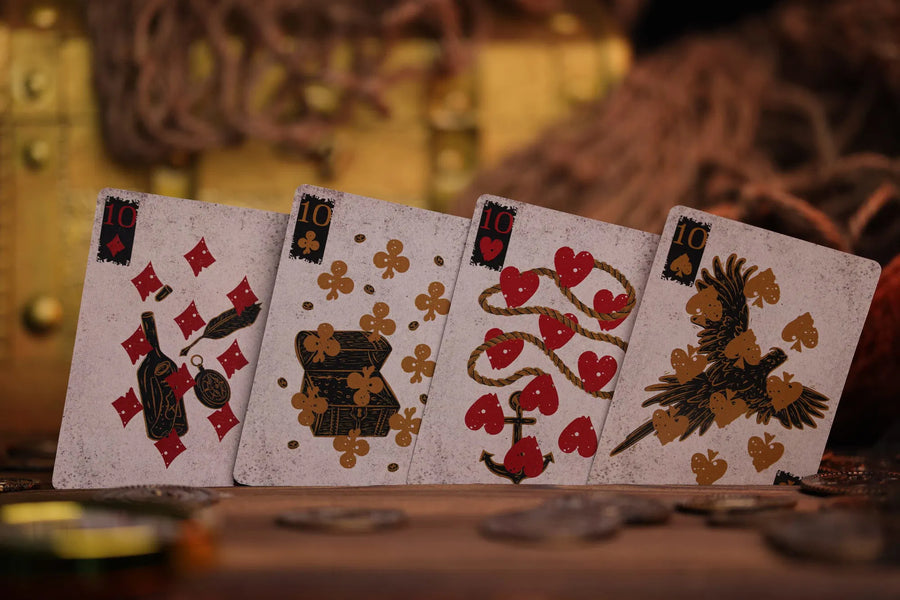 Trial of Blackbeard Playing Cards - Black