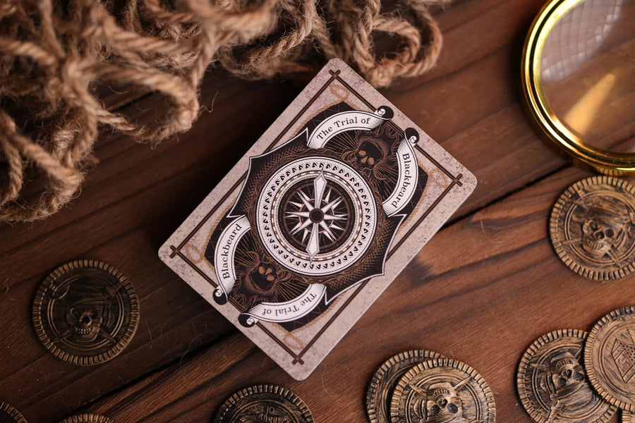 The Trial of Black beard Playing Cards