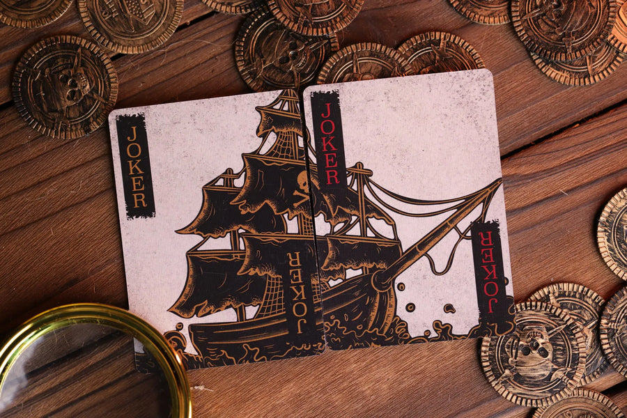 The Trial of Black beard Playing Cards