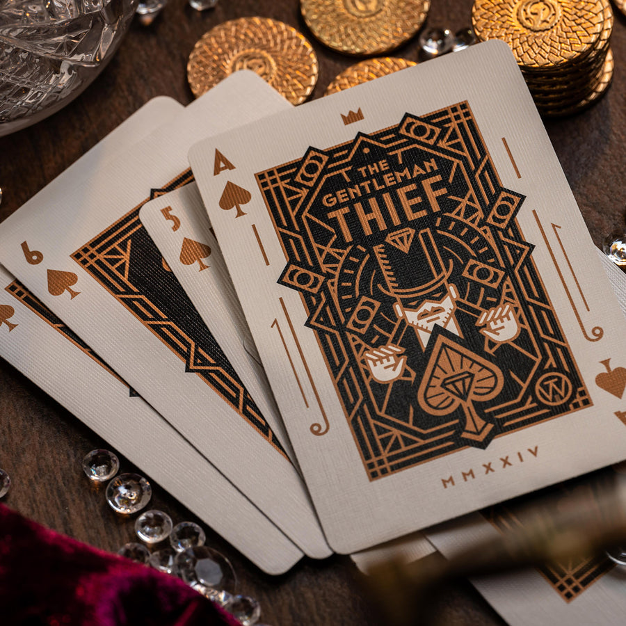 The Gentleman Thief Playing Cards by Thirdway industries 