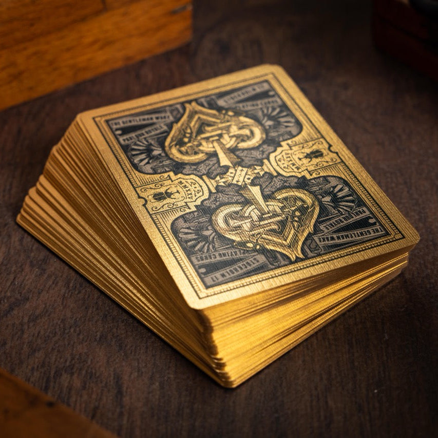 The Parlour Royale Legacy Edition Playing Cards - Gold Gilded