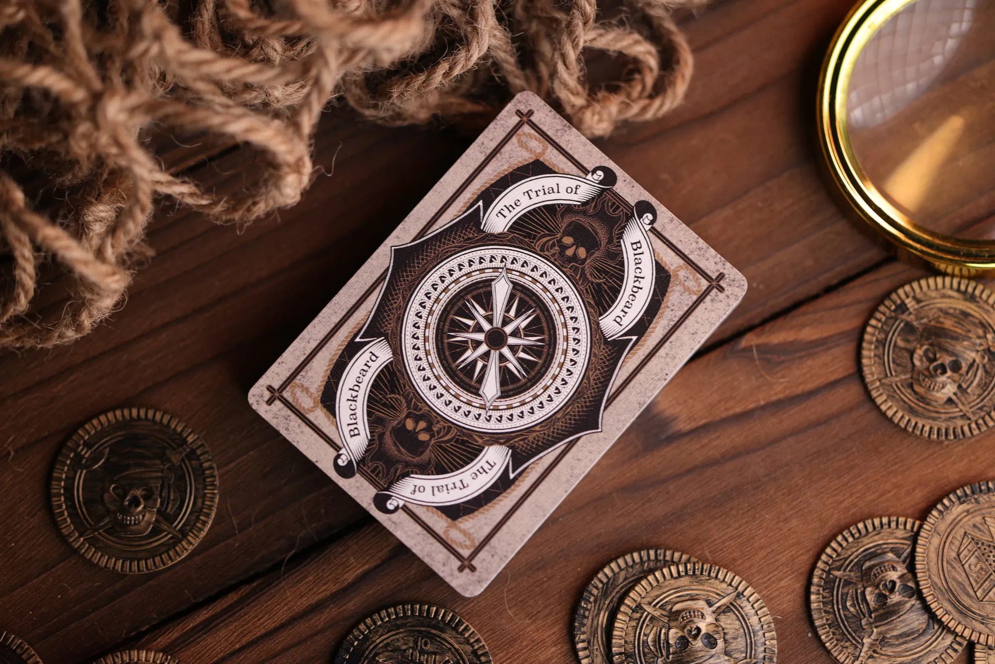 Trial of Black beard Obsidian Playing Cards by room one 