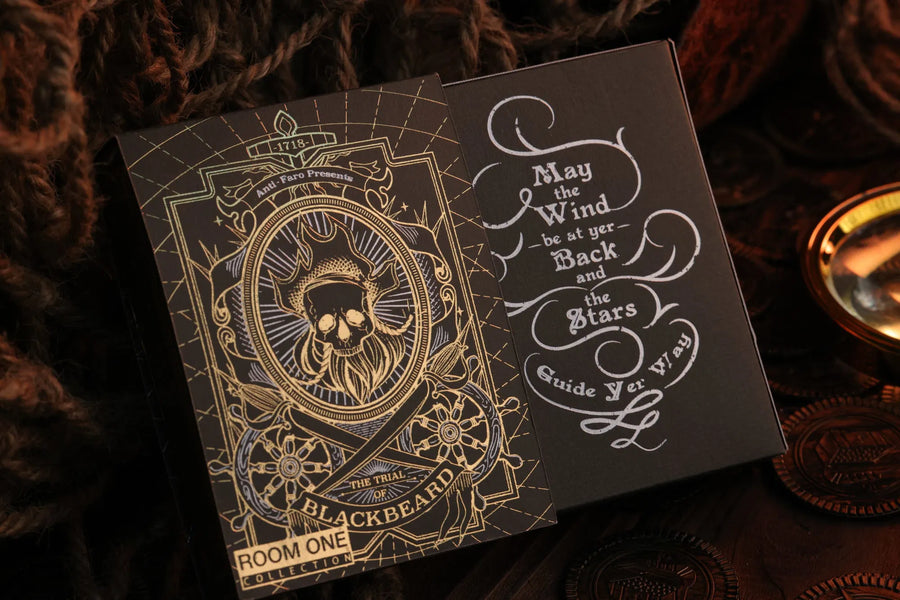 Trial of Black beard Obsidian Playing Cards