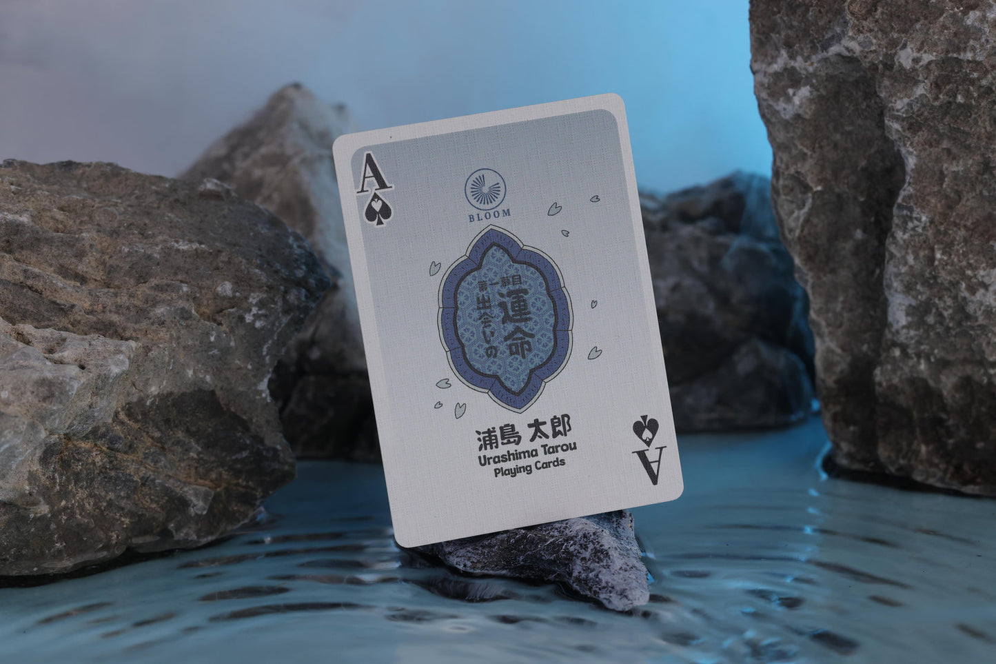Urashima Tarou Playing Cards Blue Oragami Edition