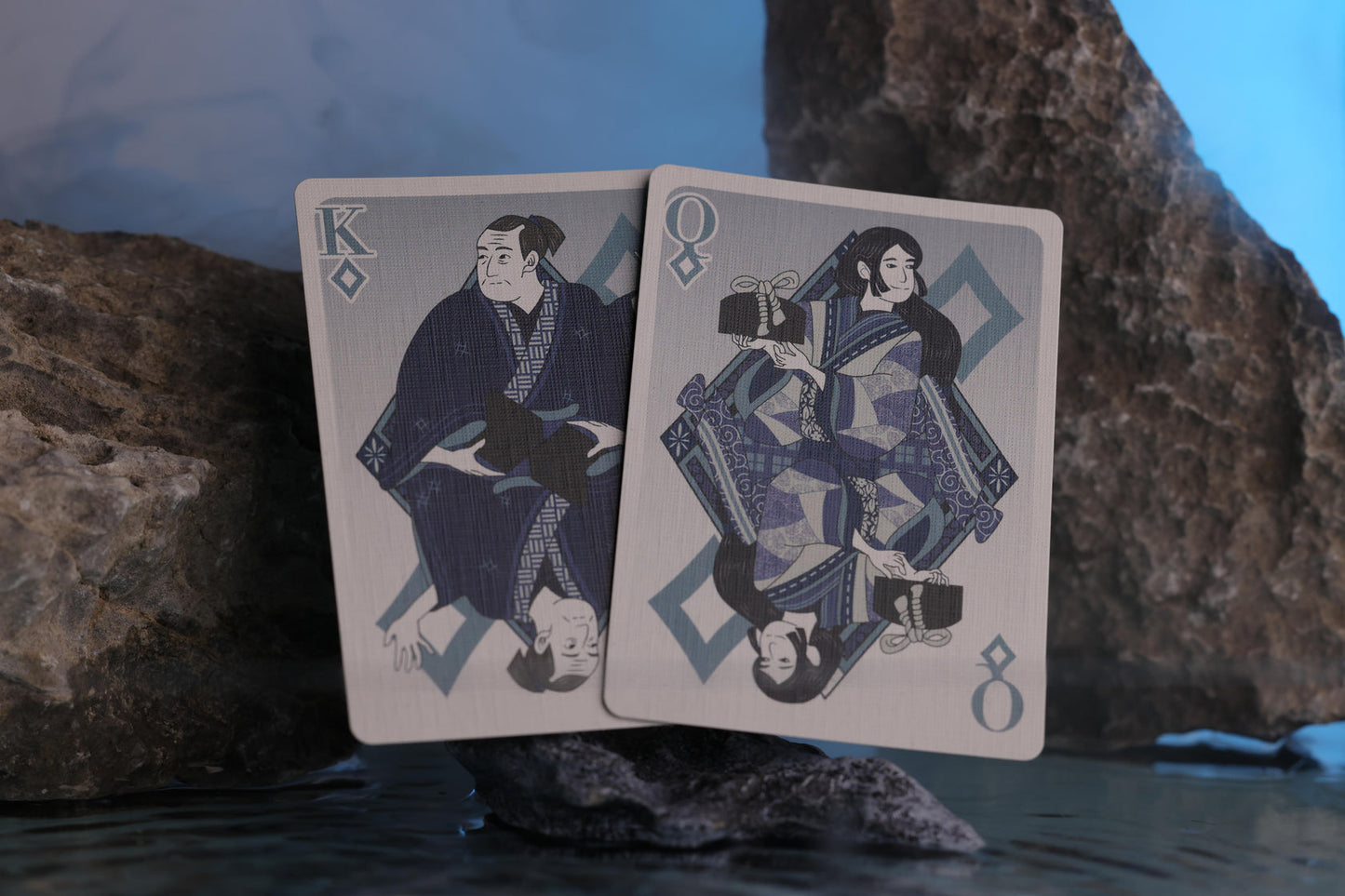 Urashima Tarou Playing Cards Blue Oragami Edition