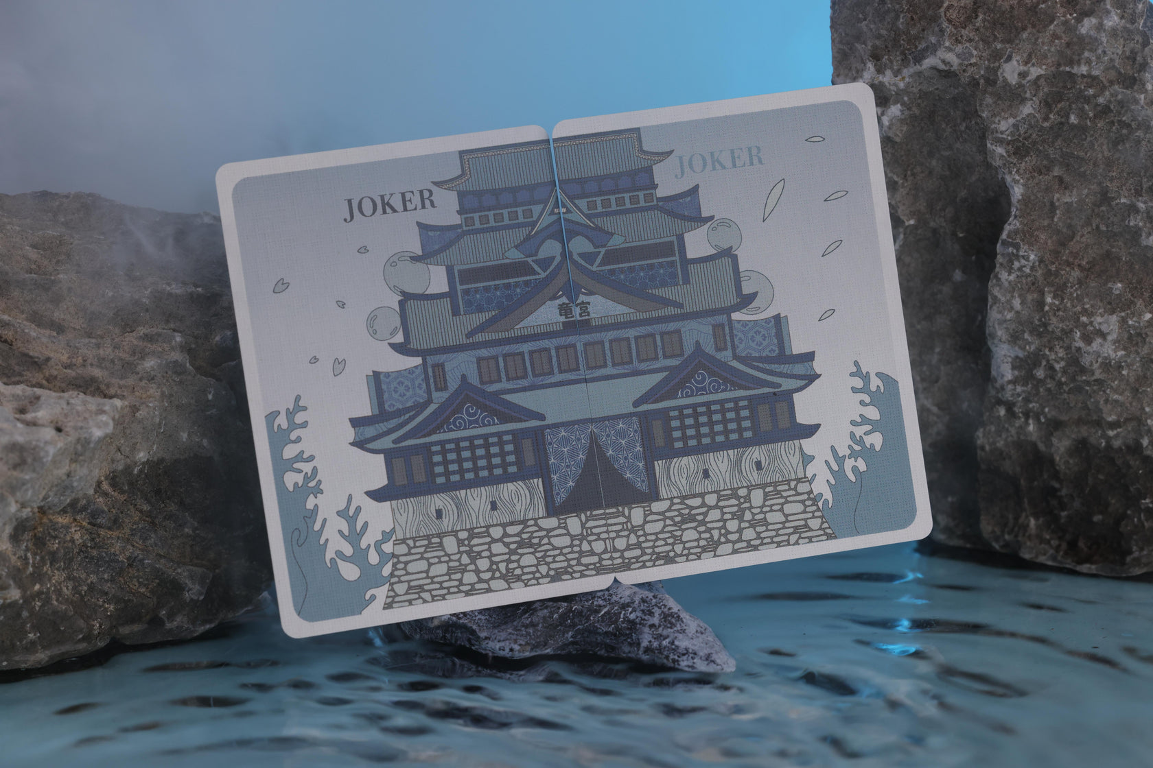 Urashima Tarou Playing Cards Blue Origami Edition by Room One
