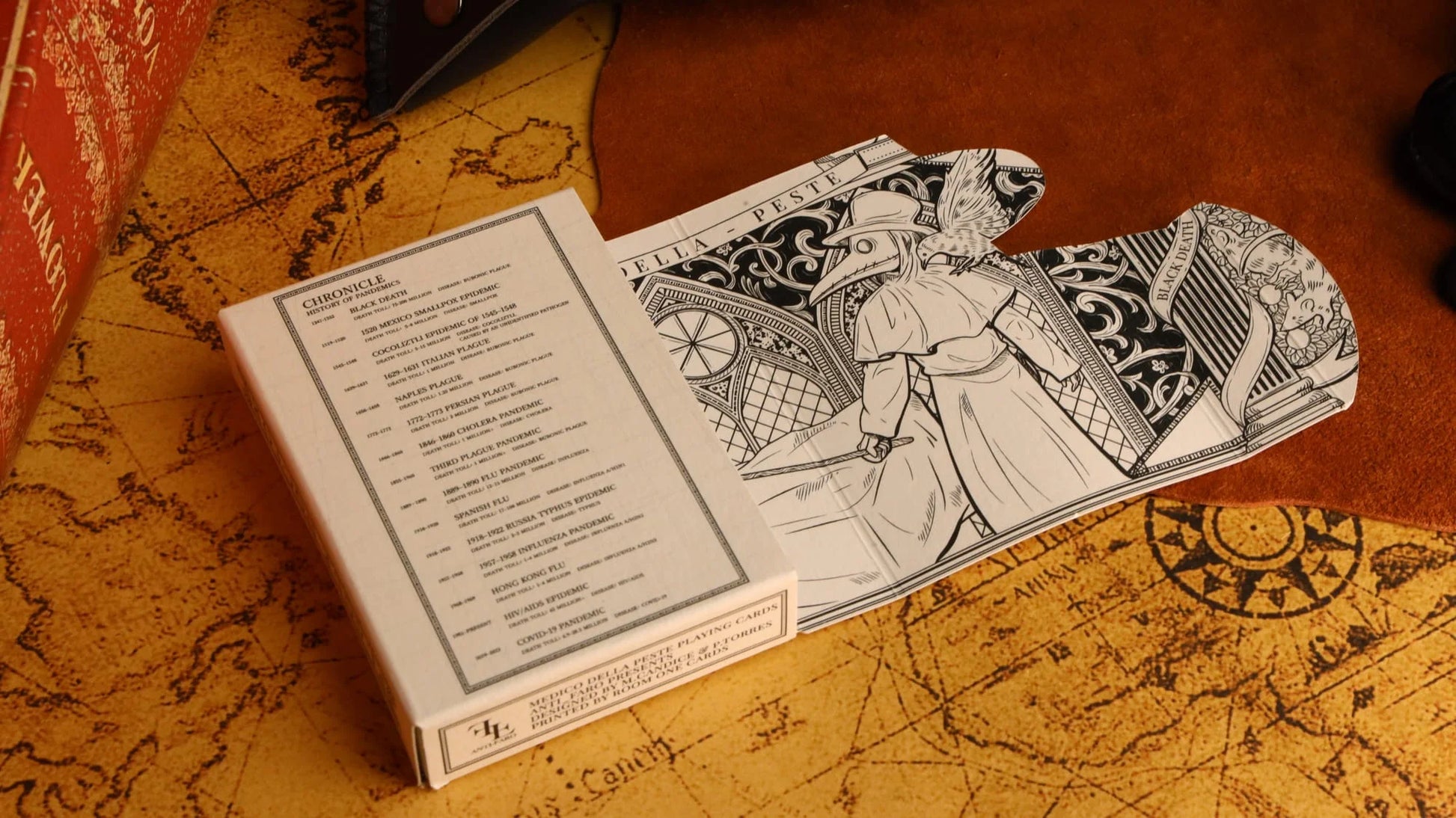 Plague Doctor Veil Playing Cards