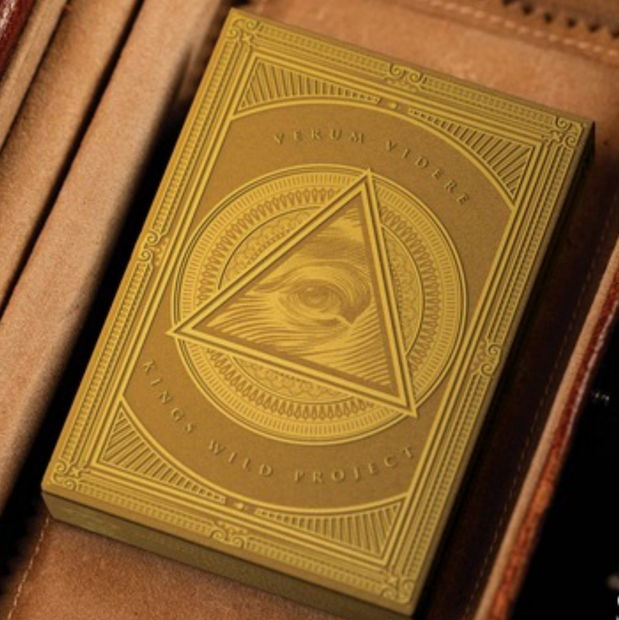 Verum Videre 2023 Edition Playing Cards - Gold