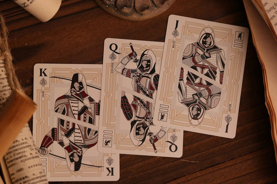 Assassin's Creed White Hidden Blade Legacy Playing Cards