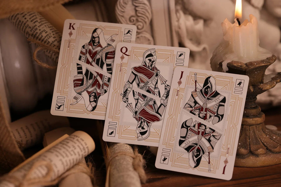 Assassin's Creed White Hidden Blade Legacy Playing Cards