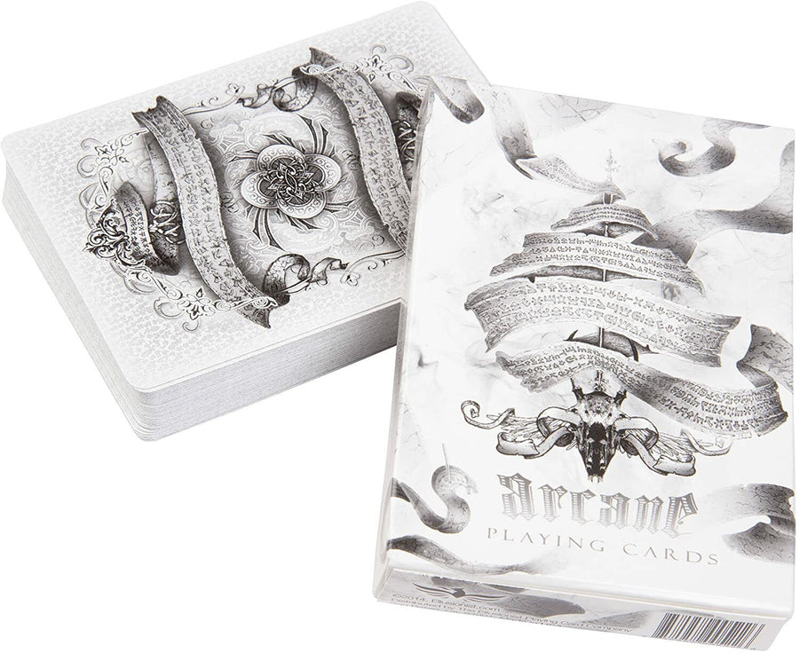 White Arcane Playing Cards