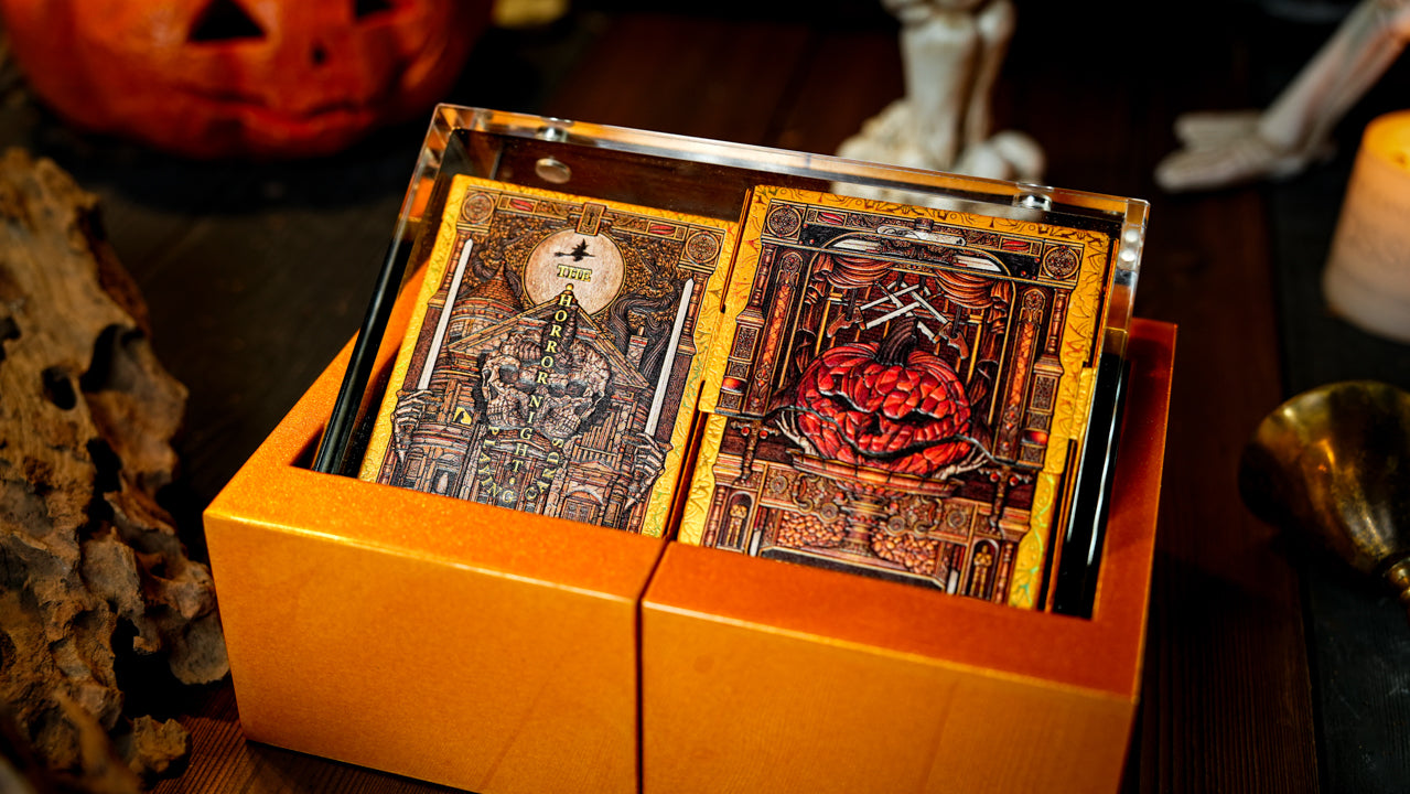 Night of Horror Playing Cards - Wooden Boxset