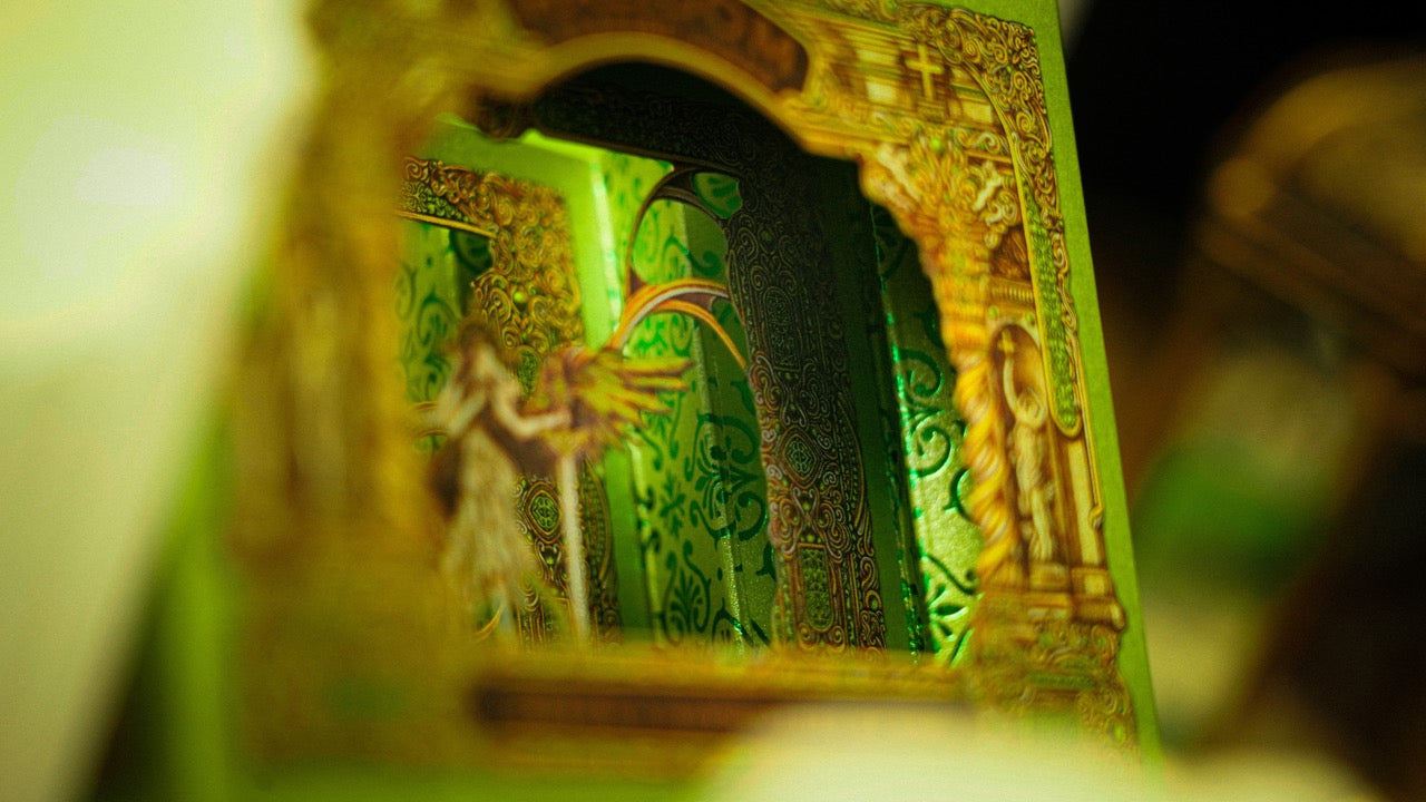 Halidom Green Leather Playing Cards Playing Cards by Ark Playing Cards