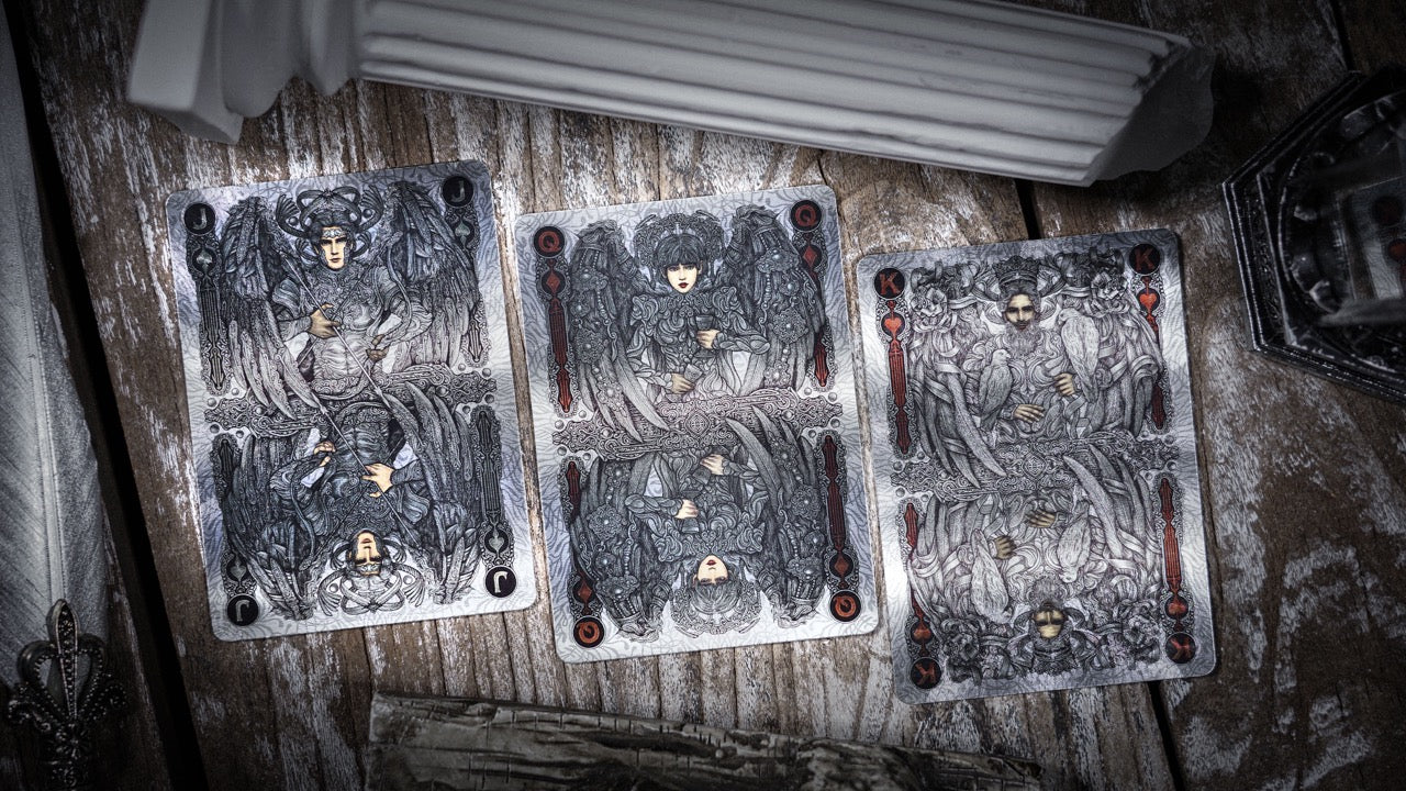 Halidom Silver Sacred Playing Cards Playing Cards by Ark Playing Cards