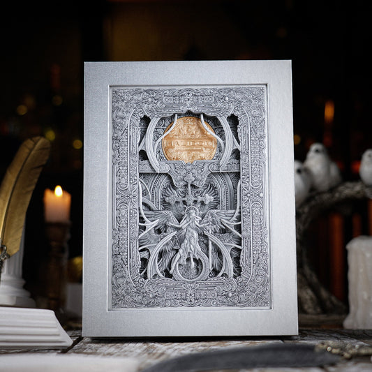 Halidom Silver Sacred Playing Cards Playing Cards by Ark Playing Cards