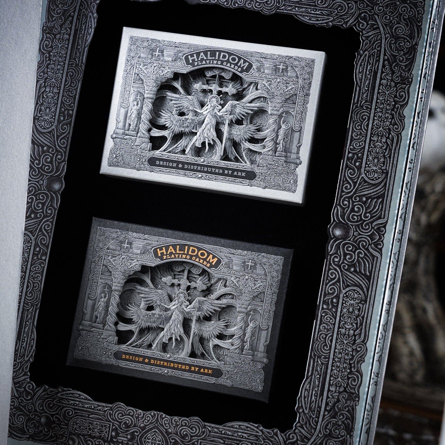 Halidom Silver Sacred Playing Cards Playing Cards by Ark Playing Cards