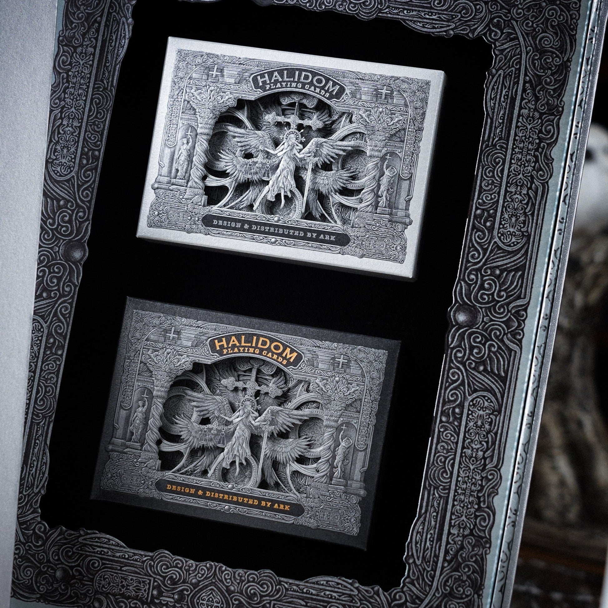 Halidom Silver Sacred Playing Cards Playing Cards by Ark Playing Cards