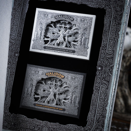 Halidom Silver Sacred Playing Cards Playing Cards by Ark Playing Cards