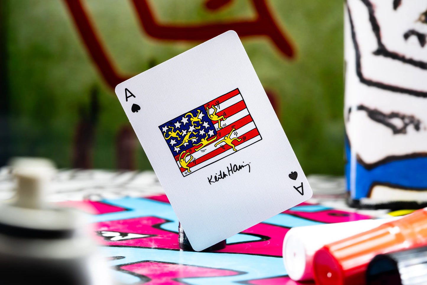 Keith Haring Playing Cards Playing Cards by Theory11