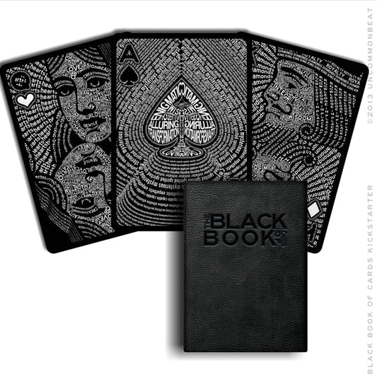 The Black Book Playing Cards Playing Cards by Uncommon Beat