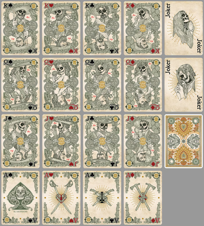 El Recuerdo Playing Cards - Full Set