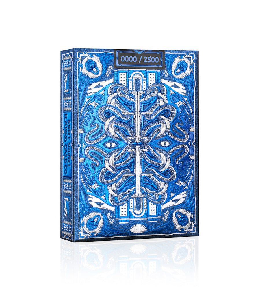 Babylon - Cerulean Blue Edition Playing Cards by Riffle Shuffle Playing Card Company