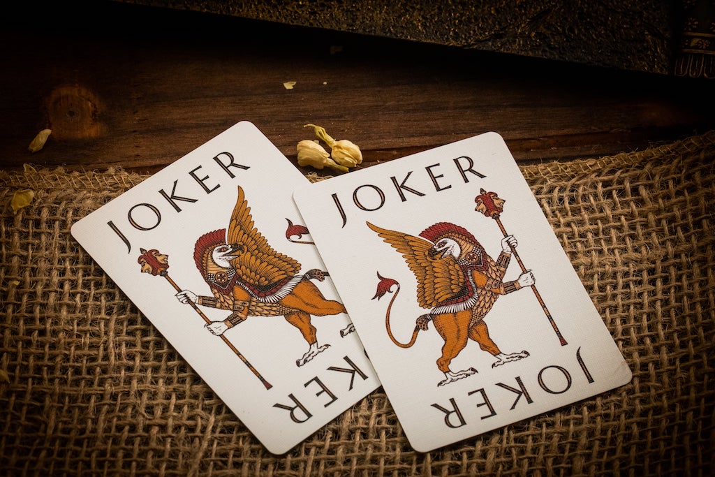 Babylon Playing Cards - Ruby Red Playing Cards by Riffle Shuffle Playing Card Company